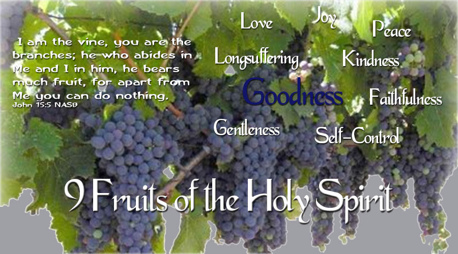 9 Fruits of the Holy Spirit - Goodness
